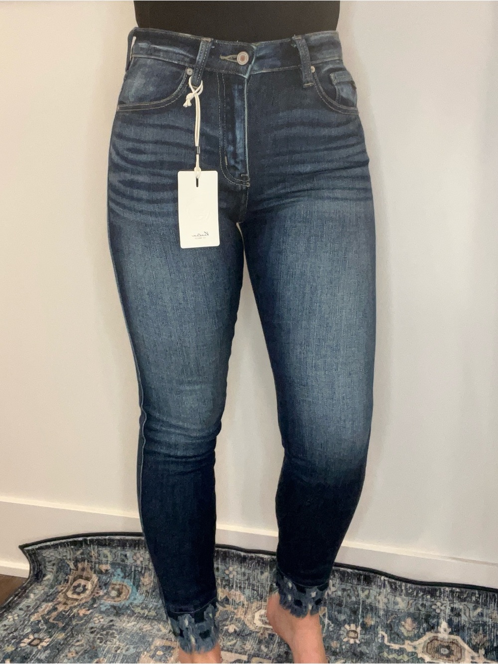 KanCan High-Rise Dark Blue Skinny Jeans